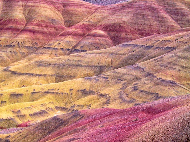 Painted Hills & John Day Fossil Beds, Mitchell, Oregon